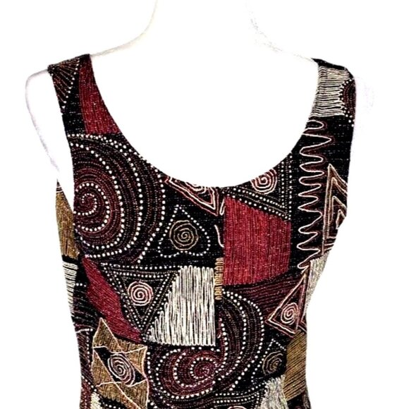Vintage Joseph Ribkoff 90's Beaded Camisole & Jacket Metallic Thread Size 8 - Picture 5 of 10